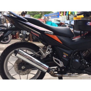 Lon pô tăng CBR PXL RL(Redleo) và cổ 2 khúc 304 cho xe Winner-Satria-Exciter-Wave-Sirus