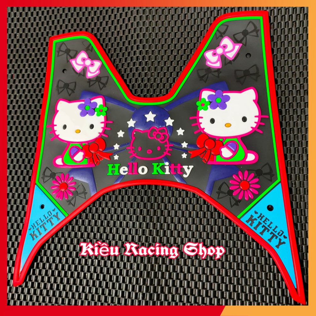 Thảm Thú Hoạt Hình Lót Chân Xe Máy Click Vario Viền Ngẫu Nhiên