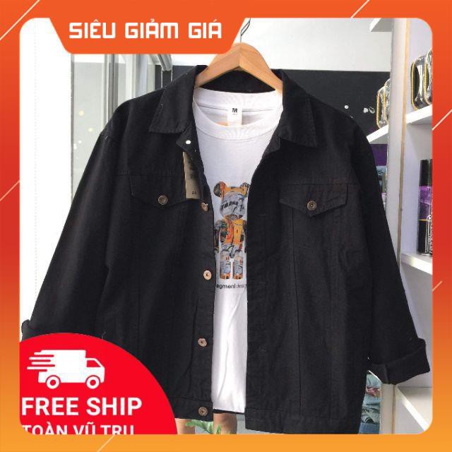 [ Hình thật] Áo khoác kaki Unisex nhiều màu