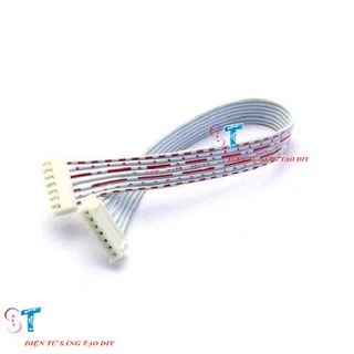 Dây nối cắm trắng 7p xh2.54mm 2 đầu cái 30cm