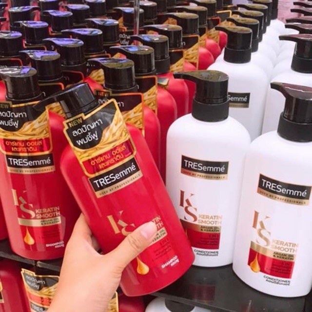 Dầu gội đầu Tresemme KERATIN SMOOTH hàng nội địa Thái Lan 450ml