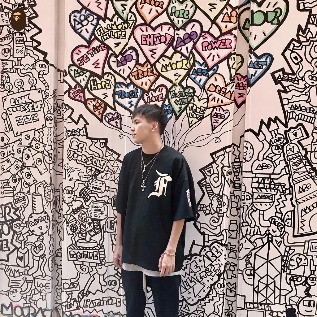 Áo thun Fear Of God x basketball, áo phông FOG, tee Fear Of God Bóng rổ, 3 màu Đen, Trắng, Xám BapeVN