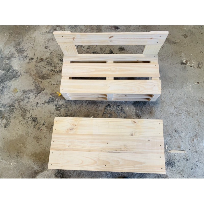 Ghế sofa pallet, Bộ Bàn Ghế Pallet Gỗ Thông - PalletBoy94