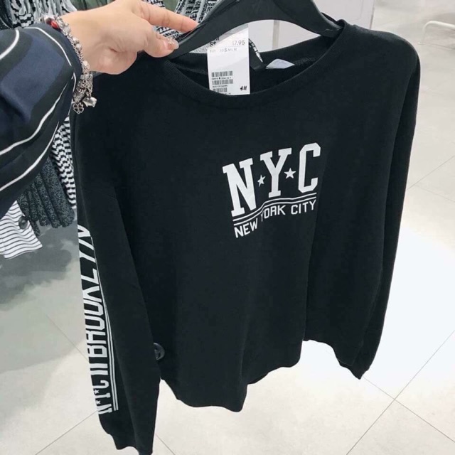Áo nỉ Hm chất da cá