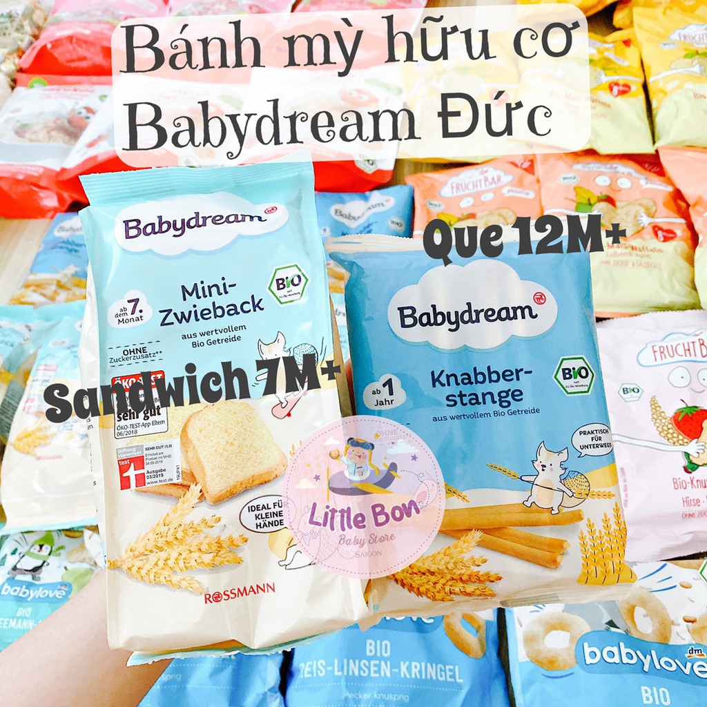 Bánh mì hữu cơ BABYDREAM Đức 100gr AIR 7M+_31.08.2022