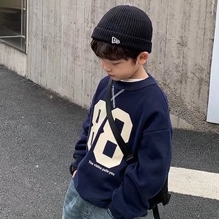 Áo nỉ BXPB dài tay cổ tròn thời trang Hàn