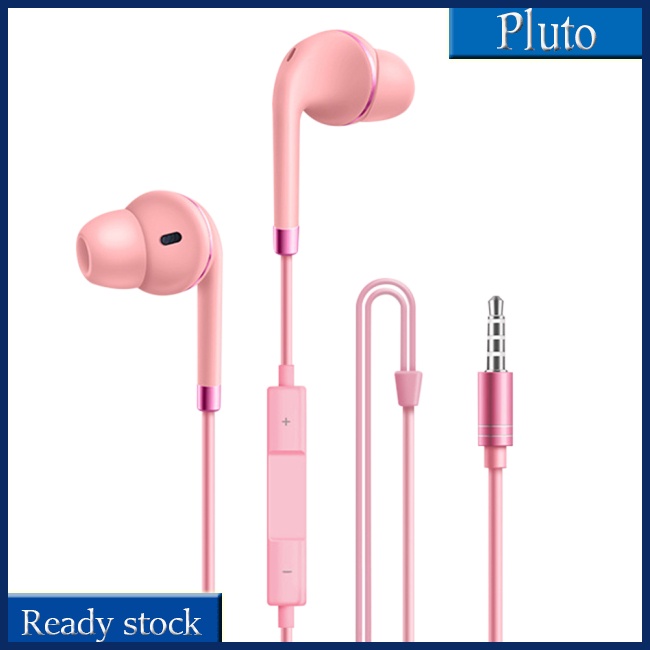 Tai Nghe Bass Thể Thao Có Dây Điều Khiển Điều Khiển Chơi Game Tương Thích Với Iphone Oppo Xiaomi Vivo