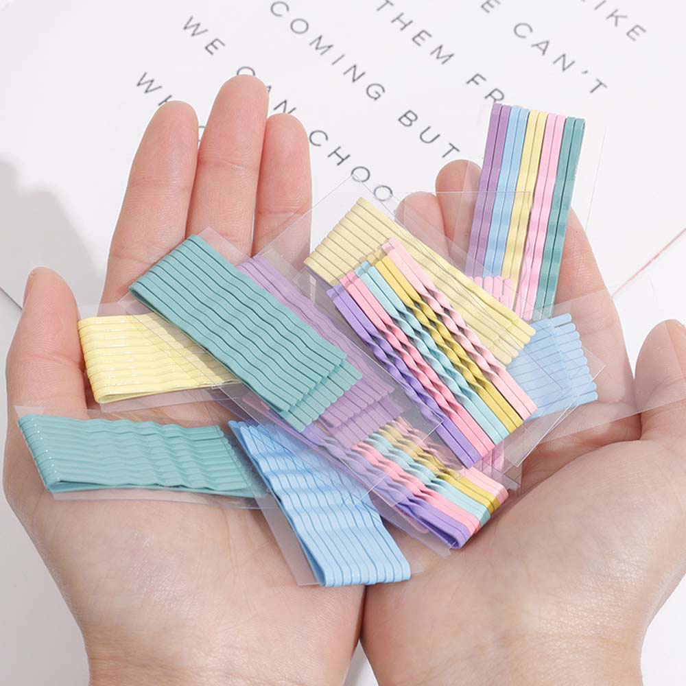 Kẹp tóc gợn sóng nhiều màu sắc phong cách Hàn Quốc cho nữ