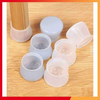 Sét 4 chân bọc chân ghế silicon