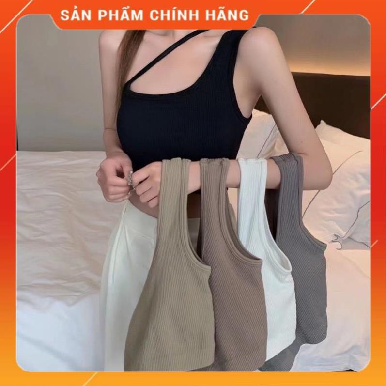 Áo lót nữ ❤️ Áo Bra Nữ Dây Vai Chéo Gân Tăm Có Mút Ngực Phong cách Trẻ Trung Hiện Đại 9030