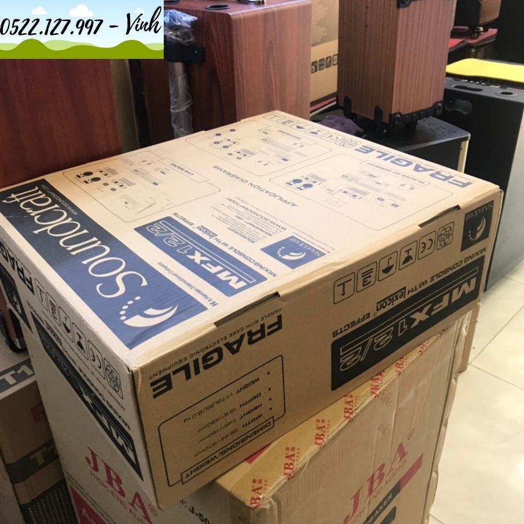 Mixer bàn Soundcraft MFX 12/2 - sản phẩm nhập khẩu loại 1 - Gia Khang Shop