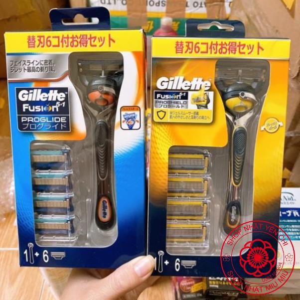 DAO CẠO RÂU GILLETTE FUSION 6 LƯỠI CHÍNH HÃNG