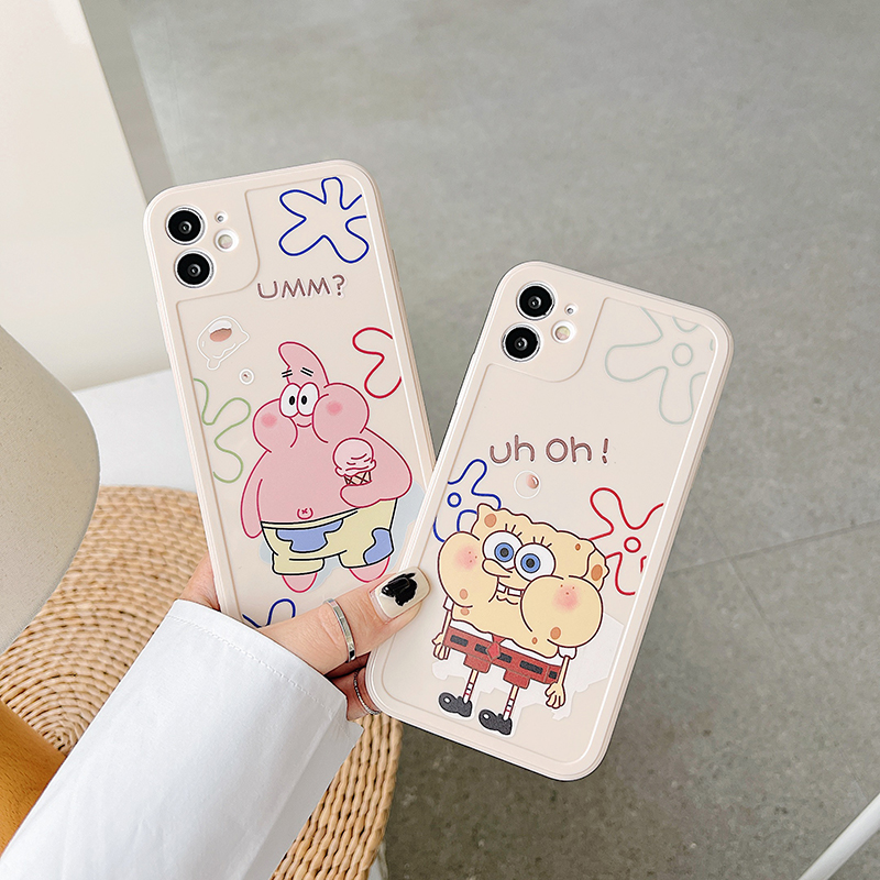 Ốp điện thoại silicon tpu in hoạt hình dễ thương cho iPhone 11 Pro Max X Xr Xs Max 7 8 Plus Se 2020 12 pro max 12 mini | BigBuy360 - bigbuy360.vn