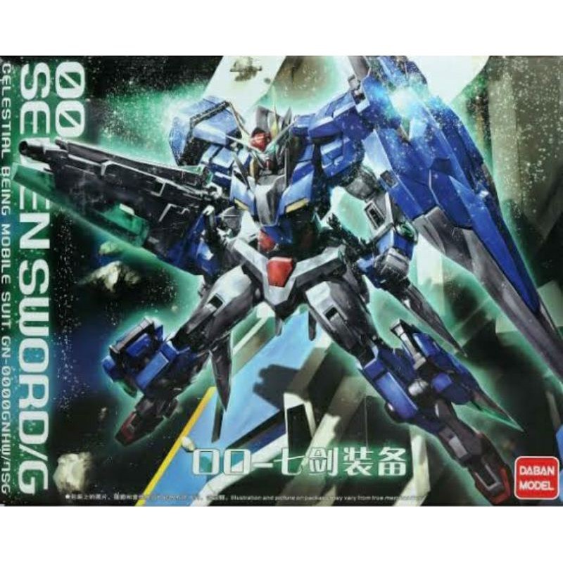 [Mã LIFE0503TOYS1 giảm 10% đơn 150k] Mô hình lắp ráp MG 1/100 Gundam 00 Seven Sword 6604 có đèn Led Daban