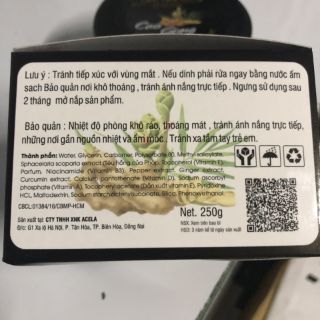 Cao gừng matxa  tan mỡ