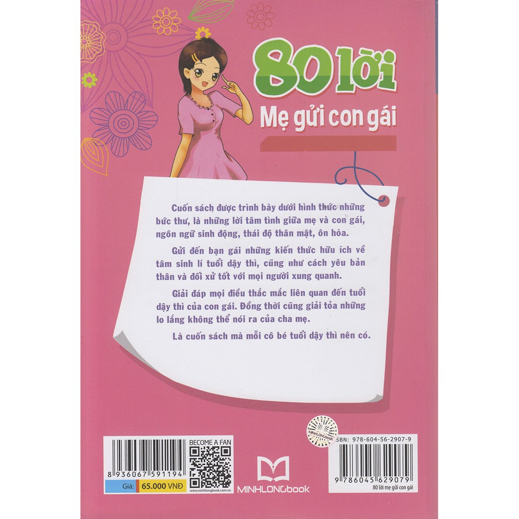Sách Minh Long - 80 lời mẹ gửi con gái