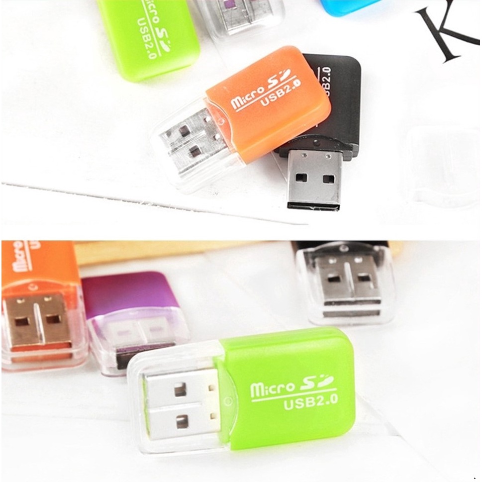 Đầu đọc thẻ nhớ Micro Sd cổng usb sử dụng để cắm vào laptop, máy tính, loa đài, otg