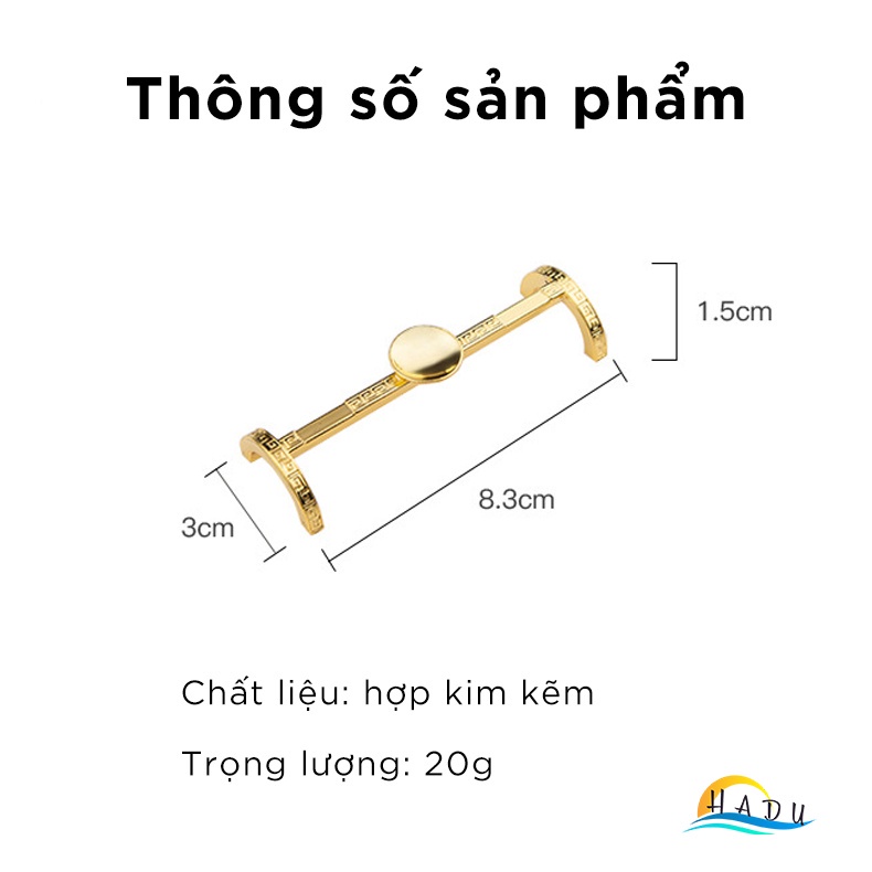 Gác đũa muỗng cao cấp hợp kim kẽm kháng khuẩn 99,99% kê đũa sang trọng an toàn sức khỏe HADU