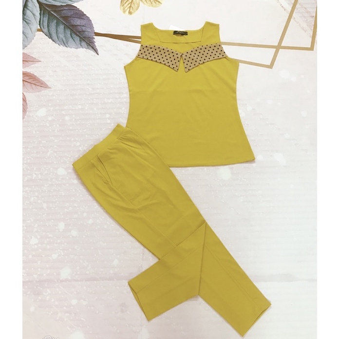 Đồ bộ nữ ❤️ CAO CẤP❤️ quần 9 tấc vải cotton mịn QC đẹp, sang, chảnh hợp thời trang