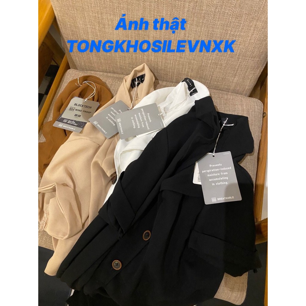 VÁY CỔ VEST XẺ VẠT DÁNG SUÔNG 4 MÀU - ĐẦM ĐŨI THỤNG CỔ VEST SƠ MI BE NÂU ĐEN TRẮNG HOT | BigBuy360 - bigbuy360.vn