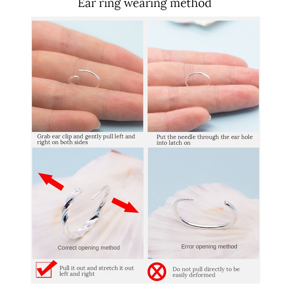 Khuyên Tai Đơn Giản Phong Cách Hàn Quốc A03