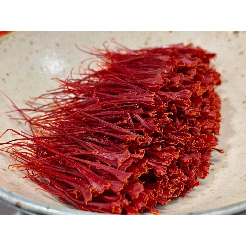 [CHÍNH HÃNG] Nhụy Hoa Nghệ Tây Saffron Bahraman Super Negin Hộp 1G sản xuất tại Iran
