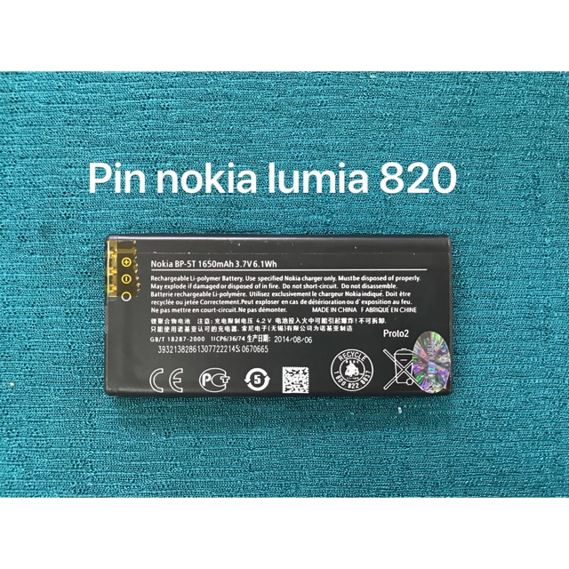 Pin NOKIA-LUMIA 820(BP-5T)