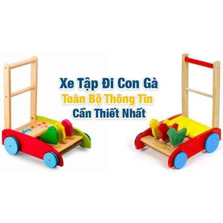 Xe tập đi, xe tập đi con gà (hàng chính hãng loại 1 lỗi 1 đổi 1)