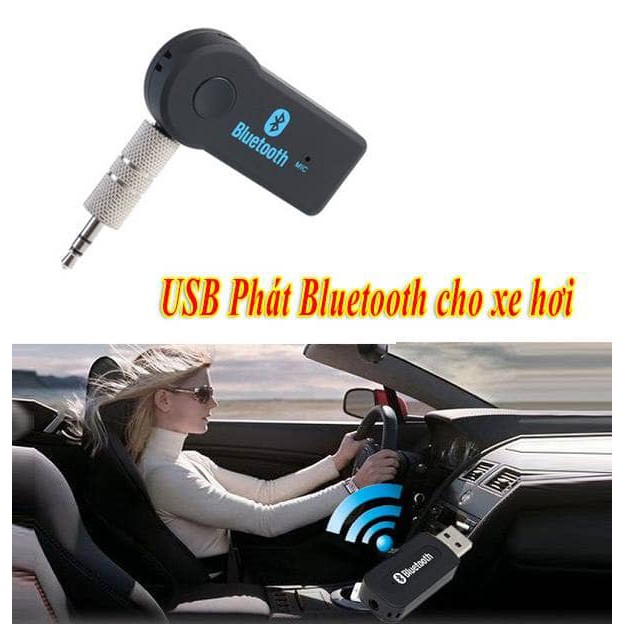 [P1044] Usb bluetooth giúp loa, amply xe hơi cắm dây thành loa, amply Bluetooth không dây tiện lợi NW76