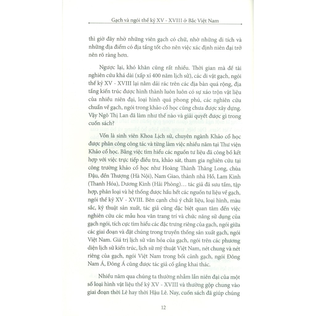 Sách - Gạch Và Ngói Thế Kỷ XV-XVIII Ở Bắc Việt Nam | BigBuy360 - bigbuy360.vn