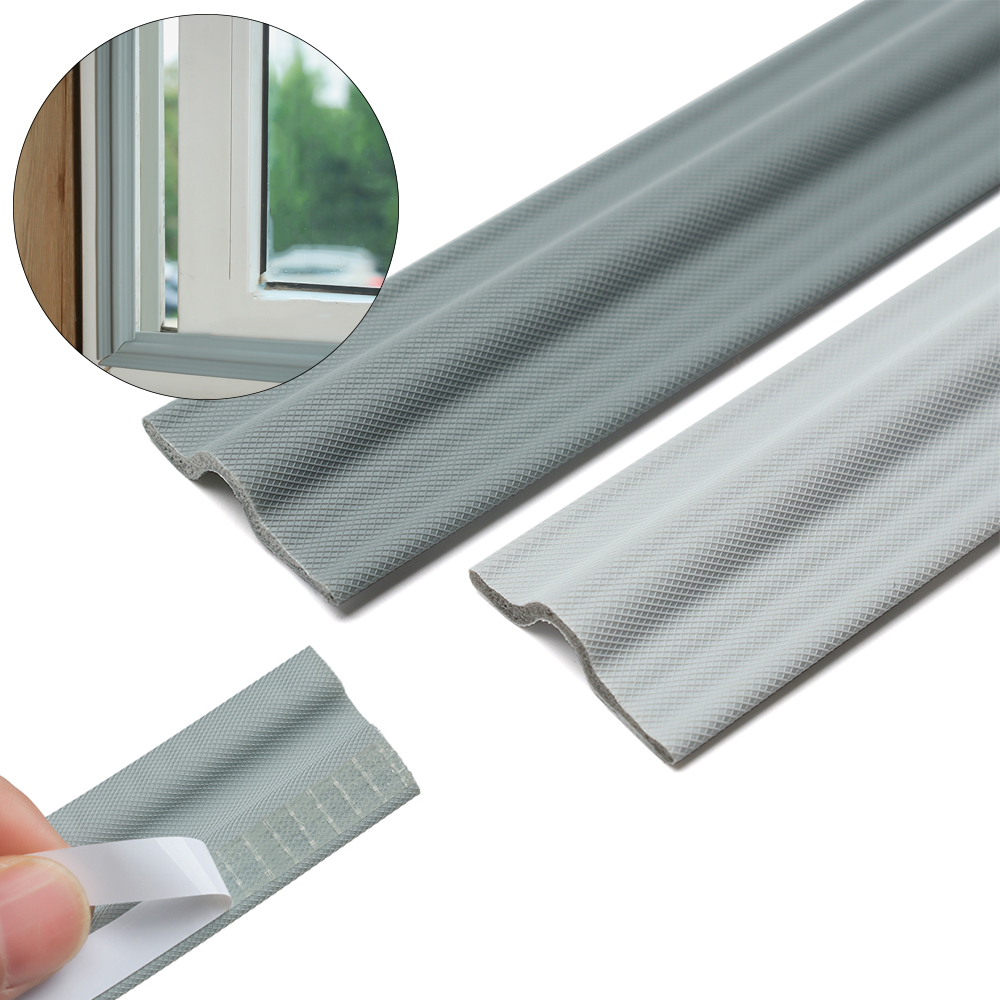 2 meter/rolls PU Foam Sealing Strip Window Stickers Soundproof Windproof