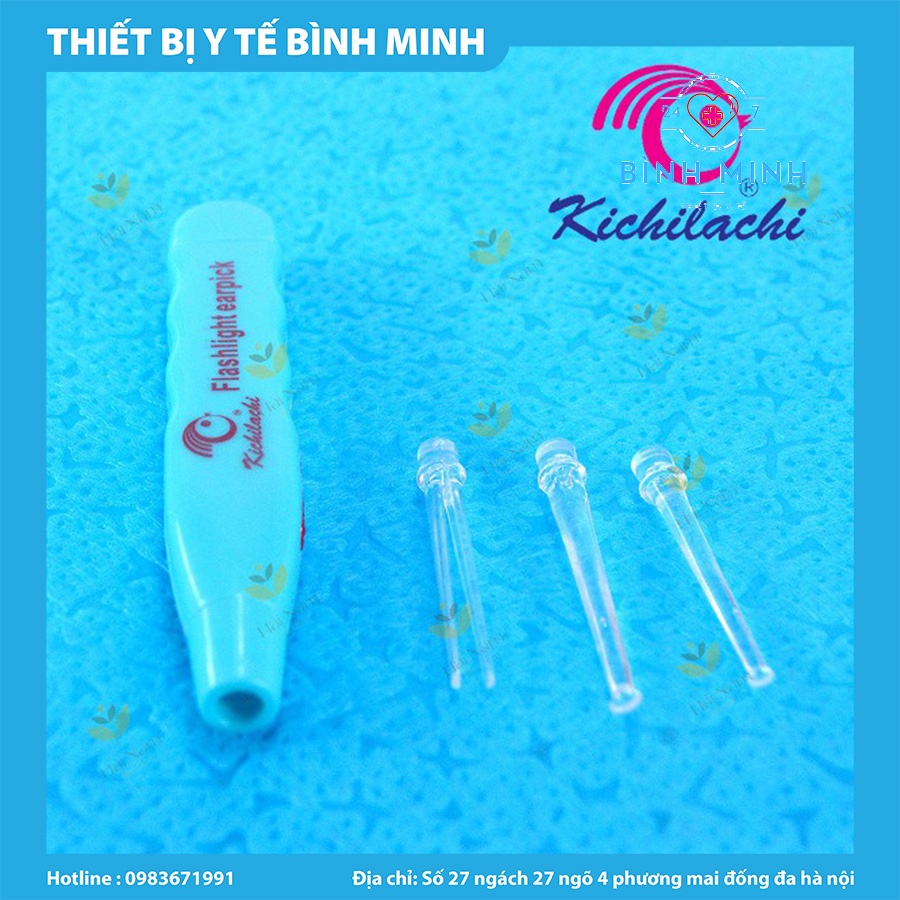 Cây Lấy Ráy Tai Có Đèn Phát Sáng 3 Đầu cho người lớn và trẻ nhỏ