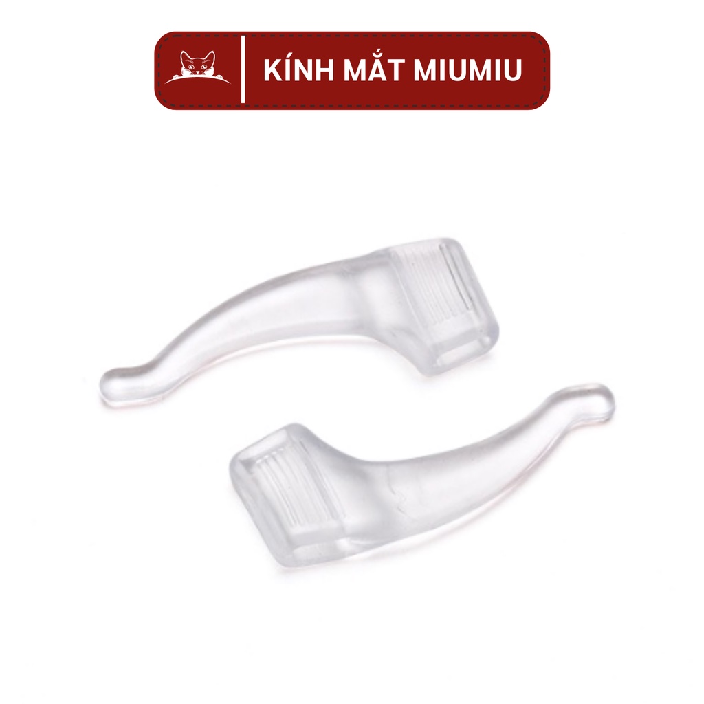 Set 1 Cặp Cài Tai Silicon Chống Rơi Kính Tiện Lợi, Phụ Kiện Cố Định Cho Gọng Kính, Chống Mài Mòn Silicon