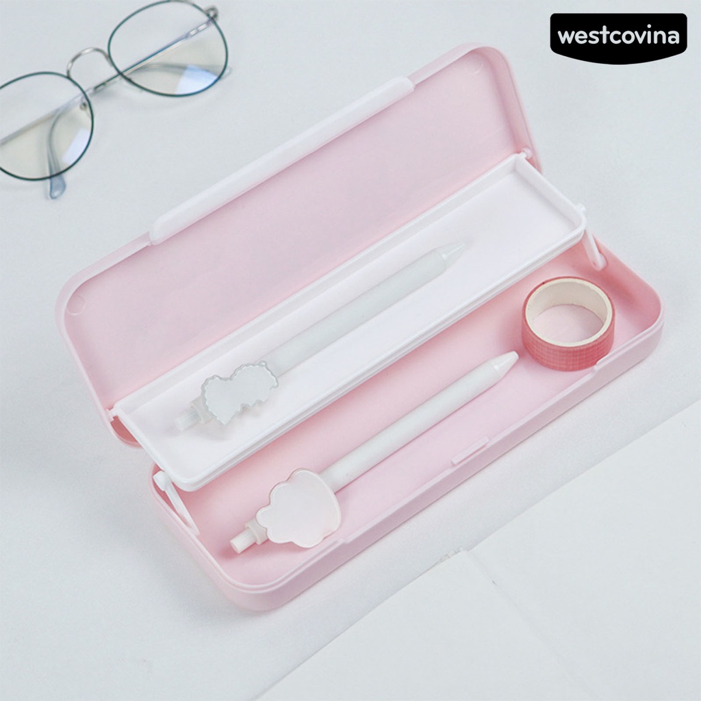 [Hot]✍Hộp Đựng Đồ Dùng Bằng PP Viền Mịn Cỡ Lớn Chống Mòn Tiện Dụng Cho Trường Học