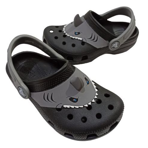 Crocs Hình Cá Mập 3d Xinh Xắn Cho Bé