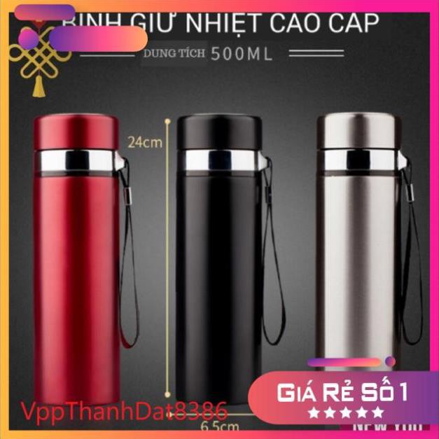 (Sale)  Bình inox giữ nhiệt cao cấp 1000ml (1 lít)