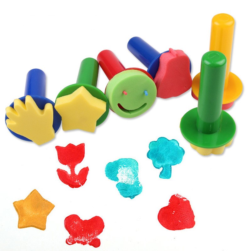 Set 30 con dấu xốp đồ chơi giáo dục cho bé