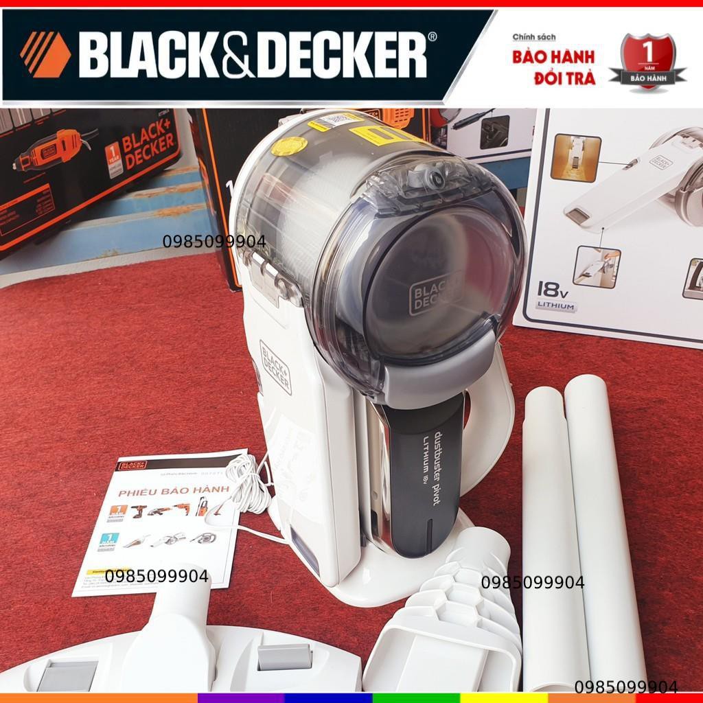 Máy hút bụi cầm tay 18V Black &amp; Decker PV1820LF-B1 (Có kèm phụ kiện trong hộp)