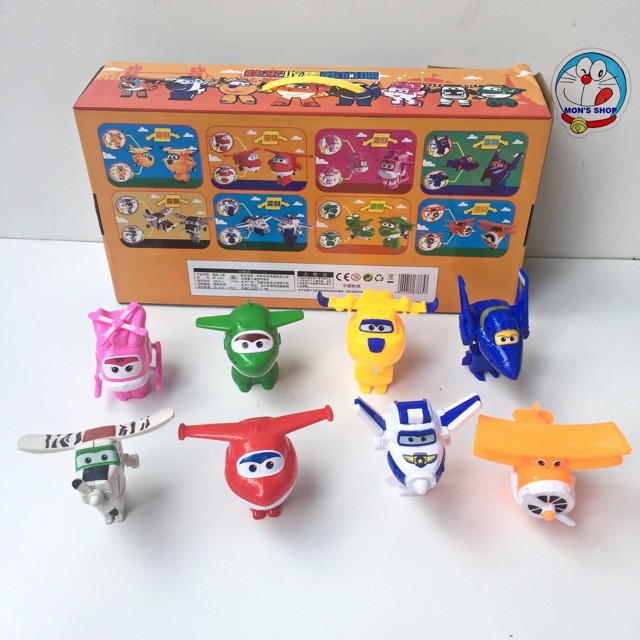 Đội bay biến hình robo-máy bay 2 trong 1 super wings