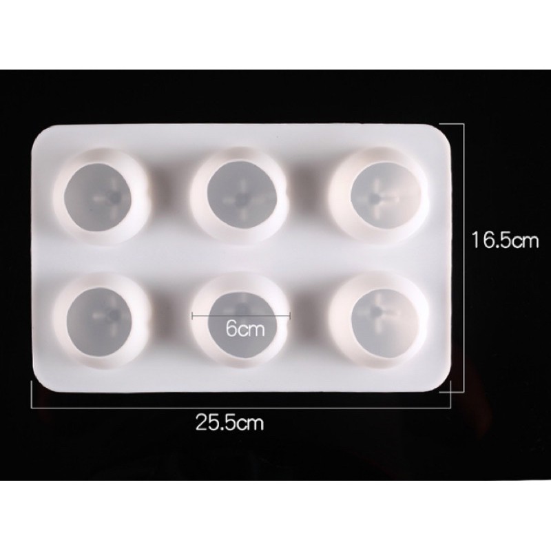 Khuôn silicon hình trái đào