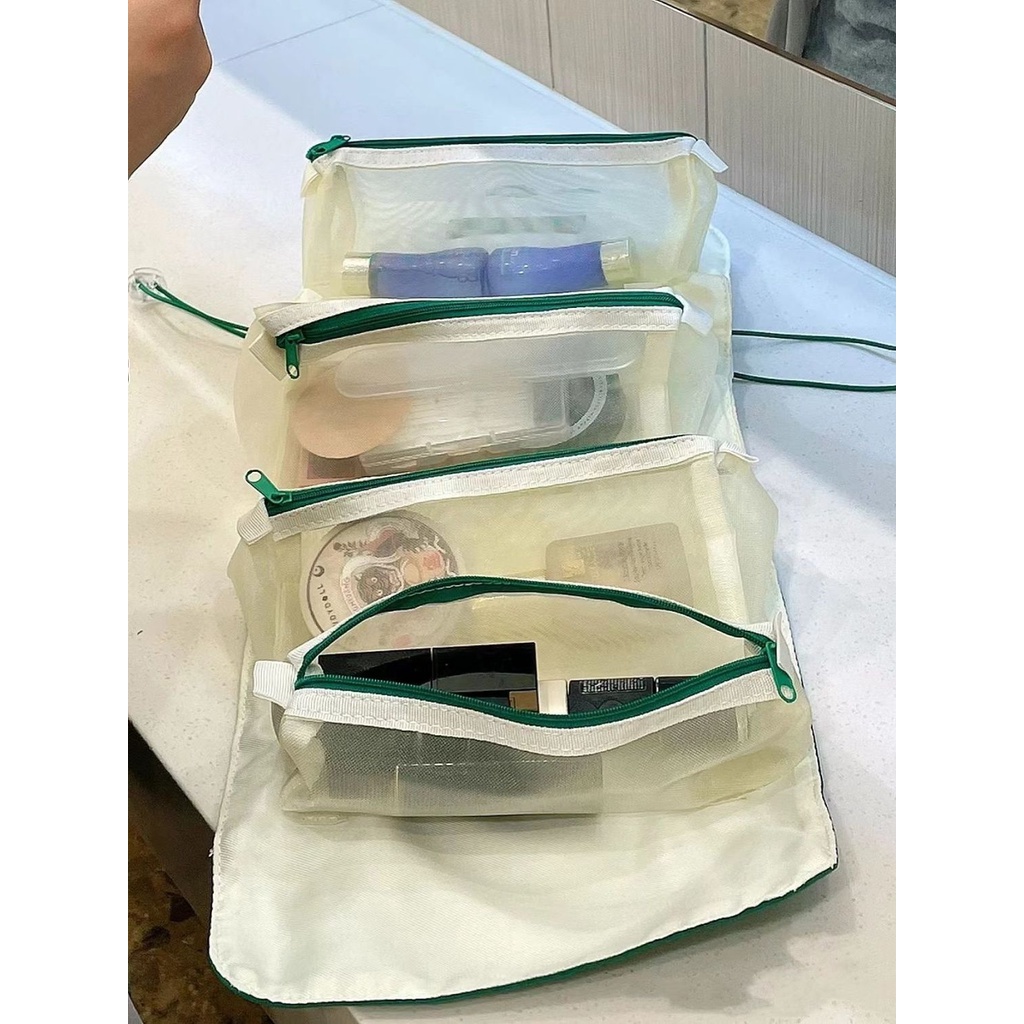 Túi Đựng Mỹ Phẩm Sức Chứa Lớn Họa Tiết Hoạt Hình Dễ Thương