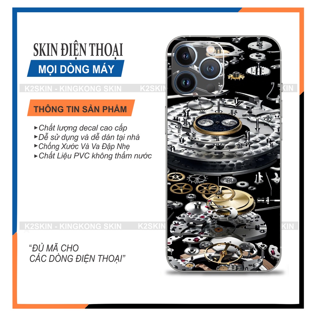 Miếng dán Skin cho Android và  Iphone 6/7/8/x/xs/11/12pro/13promax/13/13pro ( Mã skin 110)