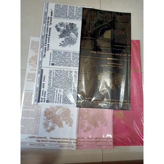 giấy gói hoa bóng mờ