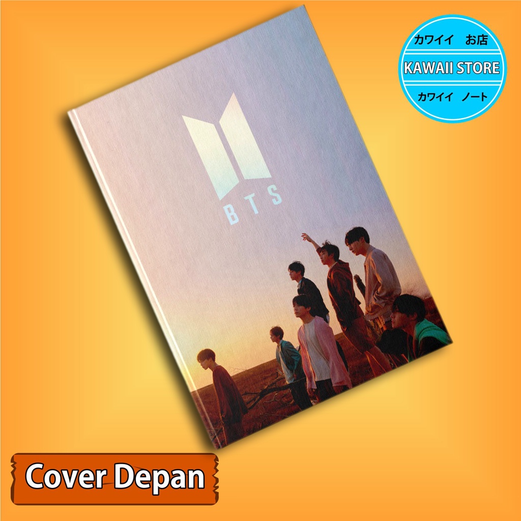 Cuốn Sách Bìa Cứng In Hình Bts Kpop Khổ A5 & A6 Tiện Dụng