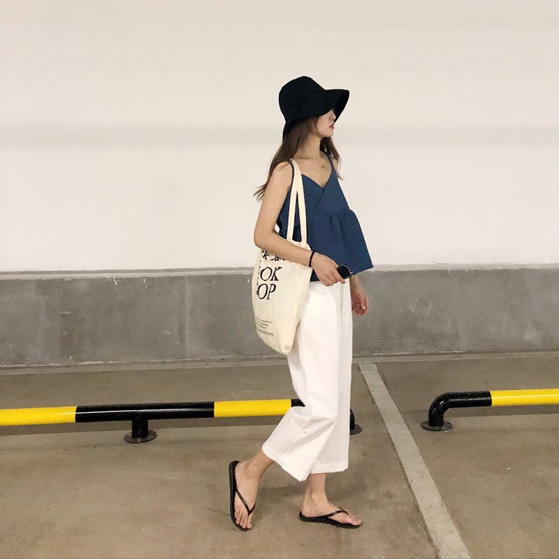 [Mã FAMAYWA giảm 10K đơn 50K] Quần Culottes ống rộng 9 tấc - chất vải đũi xước màu trắng, đen, kem mềm mại mặc cực mát | BigBuy360 - bigbuy360.vn