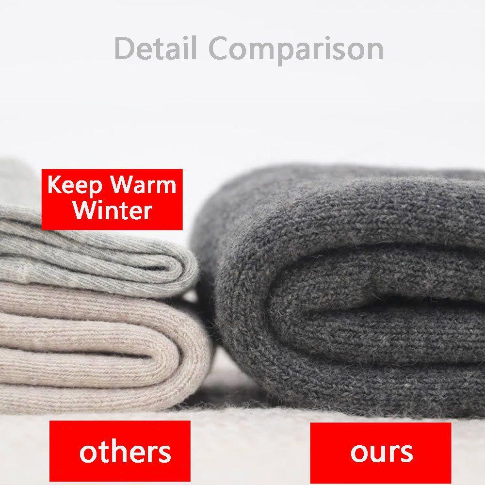Vớ Len Cashmere Giữ Nhiệt Thoáng Khí Cho Nam Nữ ROWANS