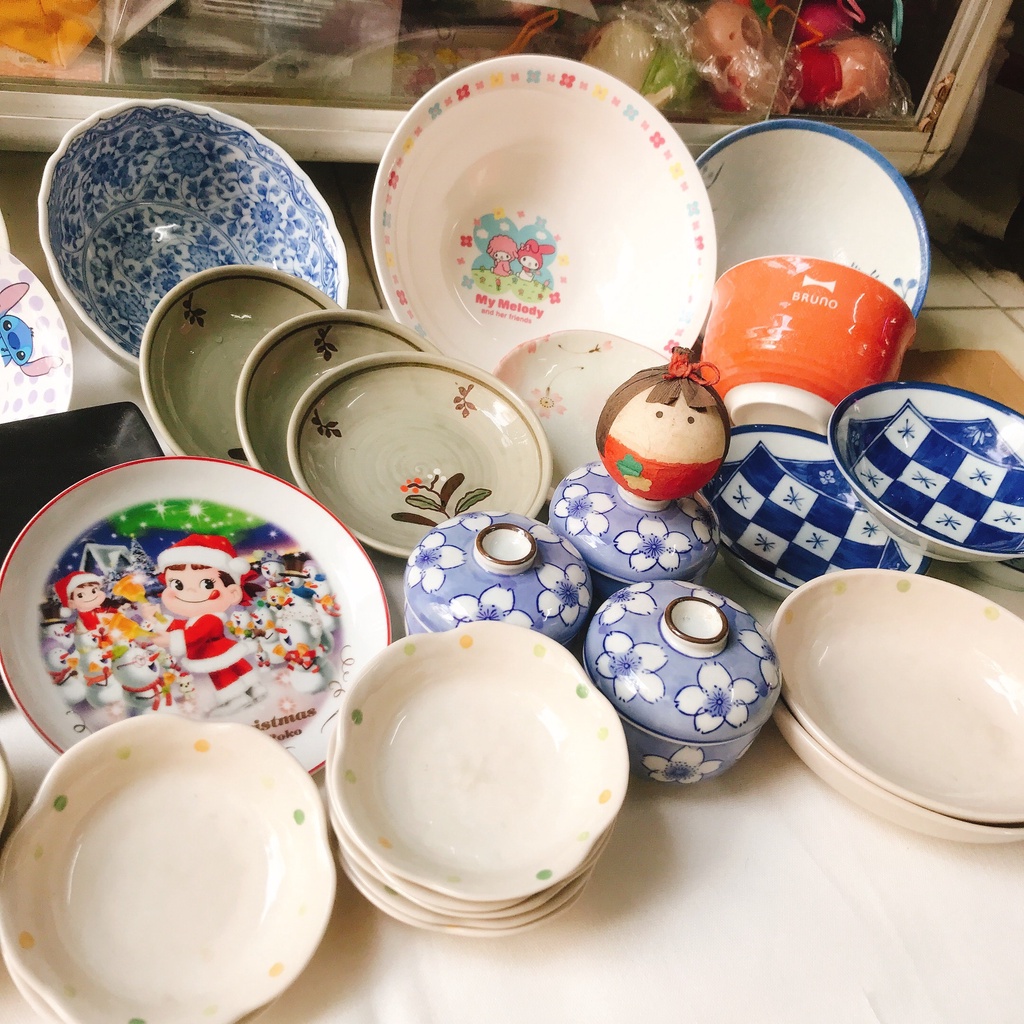 Gốm sứ Nhật, đồ gốm hàng tuyển Dĩa sứ, tô sứ, chén sứ, dĩa thủy tinh
