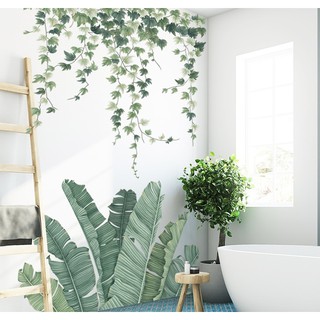 Decal giấy dán tường [MẪU MỚI] Decan mùa thu-Dây Leo