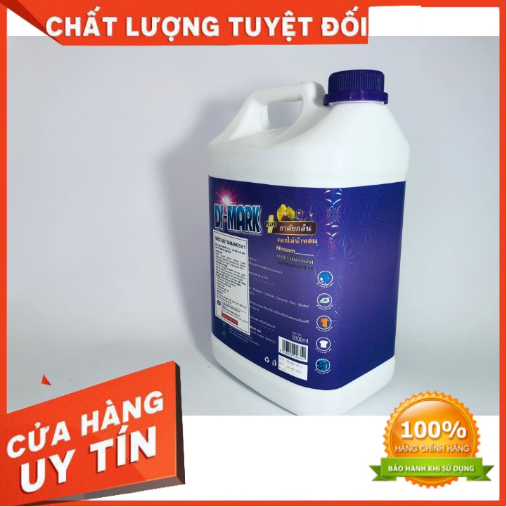 Nước giặt xả quần áo Di-Mark 5lít hương nước Hoa Lavender công nghệ Utrakep lưu hương Tới 14h