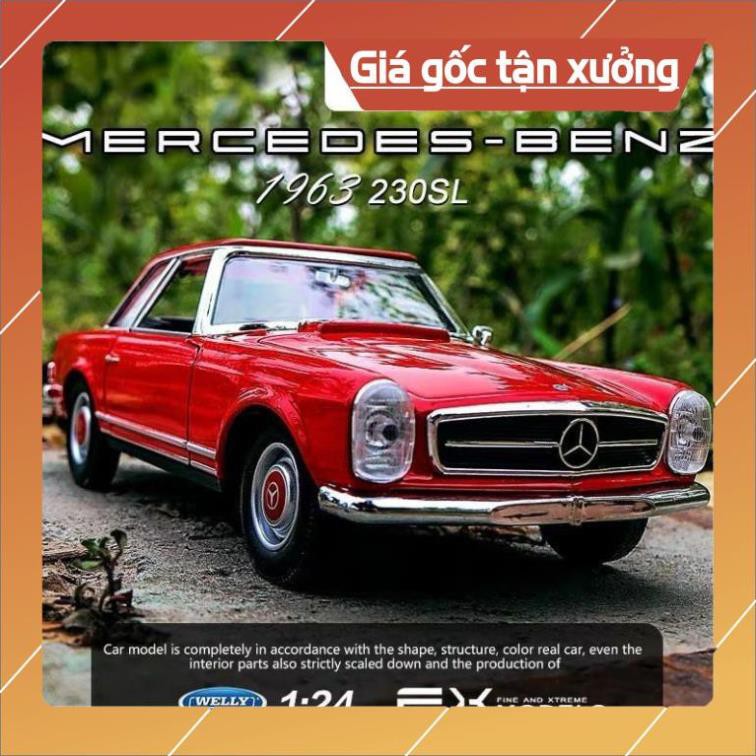 Mô hình xe 1963 Mercedes 230SL 1:24 Welly